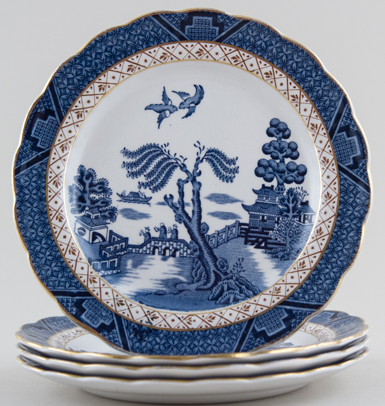 Set of 4 Plates c1950s